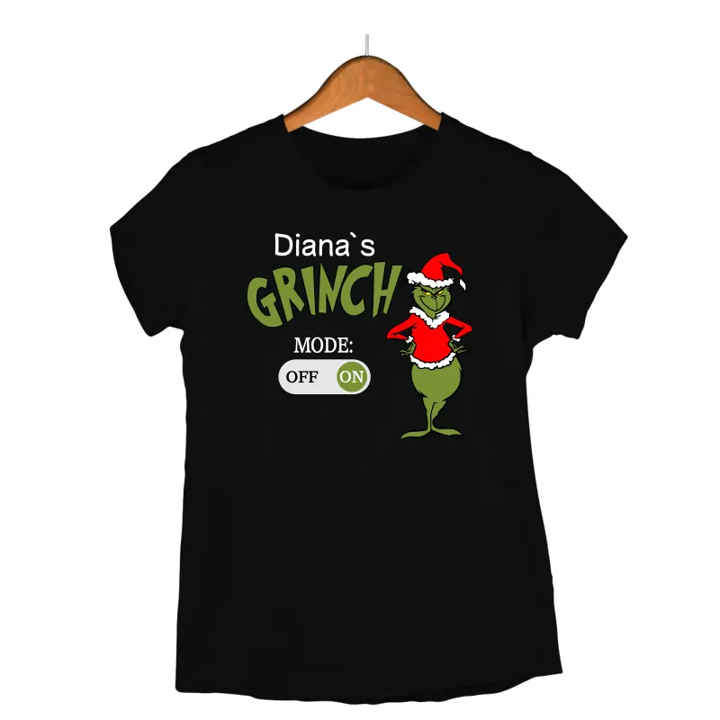 Adauga numele grinch, tricou cu mesaj, model tgs1372